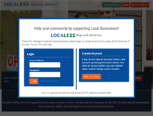 Tablet Screenshot of localess.com